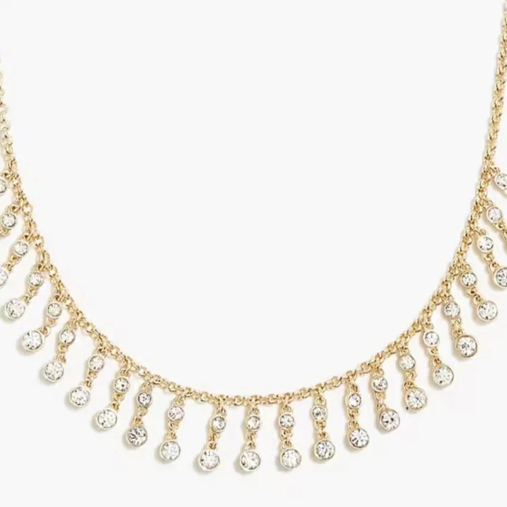J. Crew Factory Crystal Statement Necklace NWT